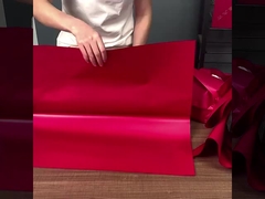 20 قطعة من ورق تغليف الزهور ذو لون متكامل مع نسيج جيد و صلابة،