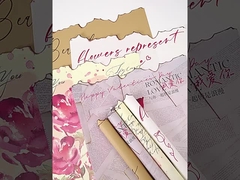 ورق الفن المحب للشعلة حافة النار الورق التعبئة والتغليف الورق الورق الورق