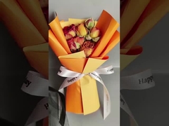 أسلوب INS إبداعي بوكيت مصغر الورود الحمراء الطبيعية الزهور المجففة حفل زفاف هدية 520 حب الشعب