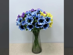 محاكاة 3 أزهار عباد الشمس منزل واحد فرع الفضة زهرة اللوتس الزفاف الديكور المحاكاة