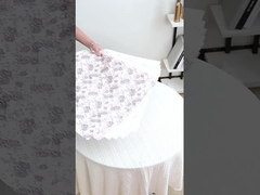 ورق مفاتيح القطن ثلاثي الأبعاد النجم النهر وردة الحب الورق التعبئة الورقية