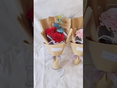 زهرة الورود الاصطناعية، باقة واحدة من الصابون، زهرة القرنفل الأبدية، تزيين هدية المهرجان