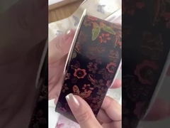 حافة ورقة اللوتس ألف طائر شبكة شريط منسوج