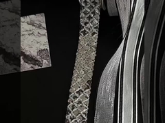 الشريط من سلسلة Qixi Black Silver