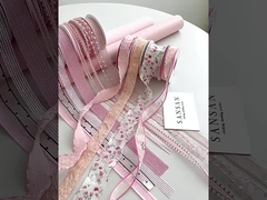 سلسلة ريزاهو العسل الشريط الزهرة باقة الزخرفة العائمة اليدوية الزهرية DIY حزم التعبئة الهدية