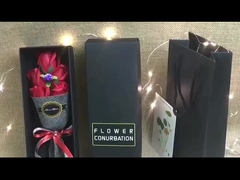 صابون الزهور الاصطناعية المُبيع بشكلٍ ساخن، باقة 5 وردات، هدية عيد ميلاد لصديقة