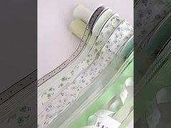 النعناع مانبو الشريط زهرة بوكيت العائمة المصنوعة يدويًا الأزهار التصميم DIY هدية كعكة حزمة حزمة الزخرفية