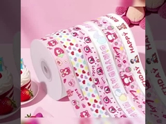 شريط عيد ميلاد دب الفراولة