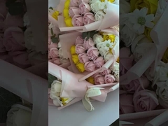 18 وردة زهرة الصابون صندوق هدية زهرة الصابون باقة زهور الصابون عيد الحب هدية عيد الميلاد