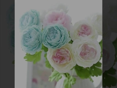 باقة الفاوانيا المحاكية، زهرة صناعية، زهرة اللوتس، فاوانيا المحيط، زهرة حريرية ذات رأس واحد، زهرة زفاف اصطناعية