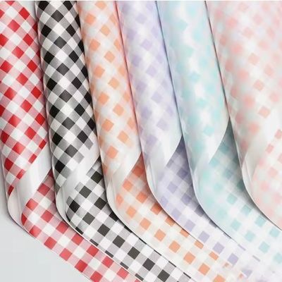 سعر جيد 58*58 سم 20 قطعة لكل علبة ورق اصطناعي ورق لف الزهور للعمل بنفسك باقة الزهور الانترنت