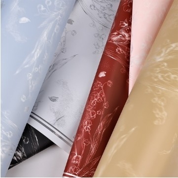 شراء ورق لف الزهور المقاوم للماء مع ليزيران ليل الوادي التصميم 56 × 56 سم online manufacture