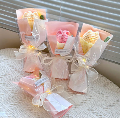 شراء صغيرة ولكنها مثيرة للإعجاب 15x26 سم الزنبق المعصوب بوكيت زهرة صغيرة بألوان متعددة تصنيع عبر الإنترنت