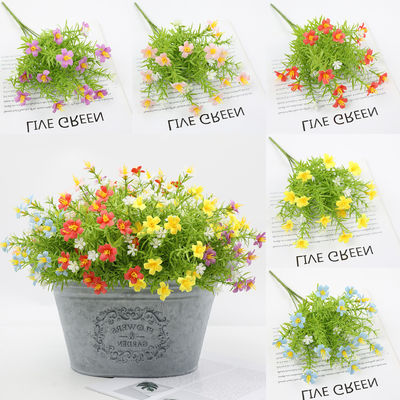 شراء 20x35 سم باقة زهور اصطناعية منزل جميل فندق زفاف وديكور طاولة مع العديد من الألوان الزائفة النباتات والزهور تصنيع عبر الإنترنت