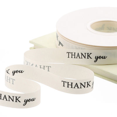 شراء بيع بالجملة البوليستر القطن الأرز الأبيض الشريط الإنجليزي التعبئة الورقية الشريط الإنجليزي الشريط متجر الزهور بوكيت الشريط البوليستر تصنيع عبر الإنترنت