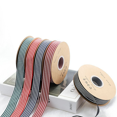 شراء 2.5CM متجر الكعك ربطات عنق الزهور الشرائط الزهور باقة الهدايا تغليف الشرائط الشرائط online manufacture