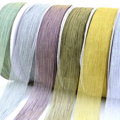 شراء 38ملم واسعة كورية المنضدة أورجانزا صنع يدوي الشريط الفراشة قوس الشعر المقبض الملحقات بالجملة تصنيع عبر الإنترنت