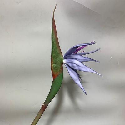 شراء طائر الجنة من المطاط الناعم زهرة اصطناعية بلاستيكية أزياء منزلية على الطراز الصيني تصنيع عبر الإنترنت