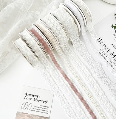 شراء الشريط القابل للغسيل من الزقاقات 1.6 سم العرض للقيام به يدويًا مجموعة الزخرفة الشعر الزهرة بوكيت مقيد كعكة شريط هدية تصنيع عبر الإنترنت