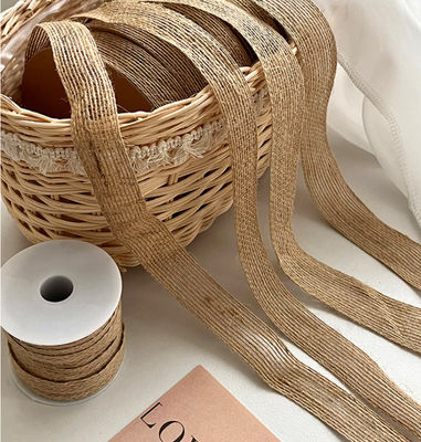 شراء متجر الزهور الزهور الطازجة حزمة مواد التعبئة والتغليف الطراز الكوري حزام الكتان النسيج ملحقات الشعر تصنيع عبر الإنترنت