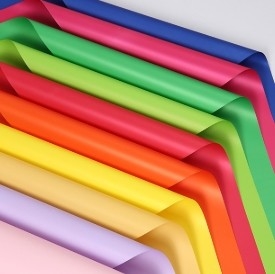 شراء ورق تغليف زهري مزدوج اللون الدوبامين BOPP مزدوج الجانب في العديد من الألوان online manufacture