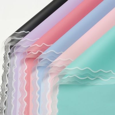 شراء حافة الموجات نصف شفافة أوراق الزهور الحفلة المواد الفنية الزهرية وقت الشحن 30-45 أيام تصنيع عبر الإنترنت