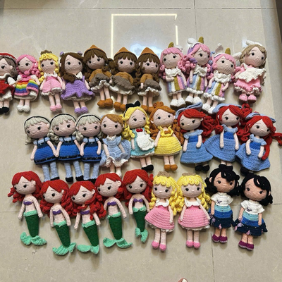 شراء مصنوعة يدويا Amigurumi لعبة مملوءة الخيوط دمية الكروشيه الطفل الرضيع الطفل الحيوانات المملوءة OEM رخيصة الجملة فيتنام المنتج تصنيع عبر الإنترنت
