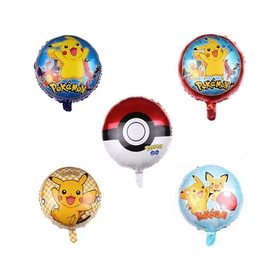 سعر جيد 18 بوصة الساخن Poke-mon الجيب الوحش شخصية كرتونية Poke-mon بالون Pika-chu احباط بالونات الهيليوم ديكور الحفلات الانترنت