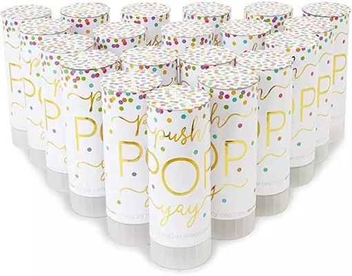 سعر جيد الجملة Handhold Confetti mini Cannon with High Quality Wedding Party PrintMetallic Power Air Paper الانترنت