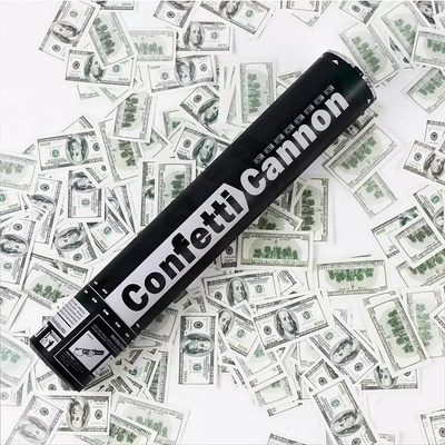 سعر جيد قابلة للتحلل حيويا ورقة المال دولار حزب بوبرس حلويات المدفع الانترنت