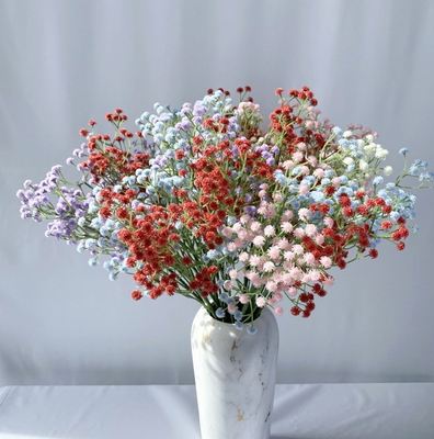سعر جيد Babysbreath الزهور الاصطناعية الزخرفية ديكور حفل زفاف المنزل الانترنت