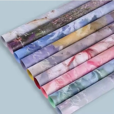 سعر جيد 50 غرام من ورق التغليف الساخن المقاوم للماء للزهور الانترنت