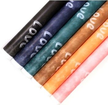 سعر جيد ورق النوشا الحب لا أثر له ورق تغليف زهري مقاوم للماء الانترنت