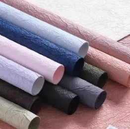 سعر جيد ورق تغليف وتعبئة باقات الزهور بتشطيب ملمس الحجر الانترنت