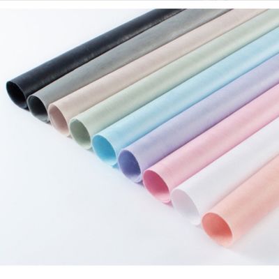 سعر جيد ورق تغليف الزهور القابل للطي بلون موحد، ورق تغليف باقة الزهور للتغليف العصري الانترنت