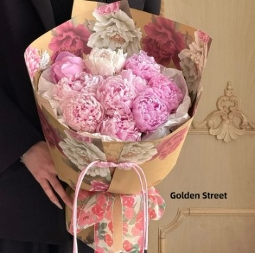 سعر جيد ورق تغليف الزهور بتصميم يدوي (اصنعها بنفسك) من غوسه فانغهوا، مقاس 35*50 سم، مدة الشحن 30-45 يومًا الانترنت