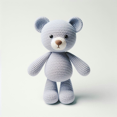 سعر جيد مصنوعة يدويًا Amigurumi الدب الدمية الدمية الطفل ناعم الدب الرومي لعبة الحيوانات للأطفال الانترنت
